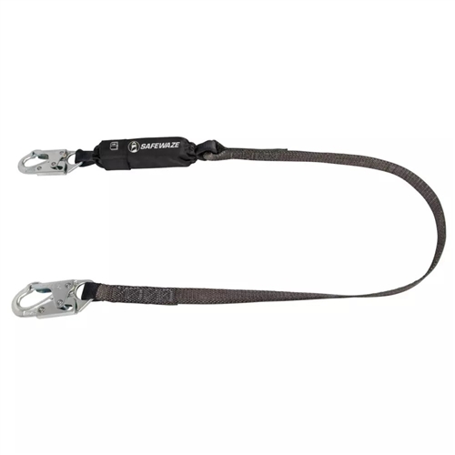 SafeWaze Shock Absorbing Lanyard, 400 Pound FS88660-HW